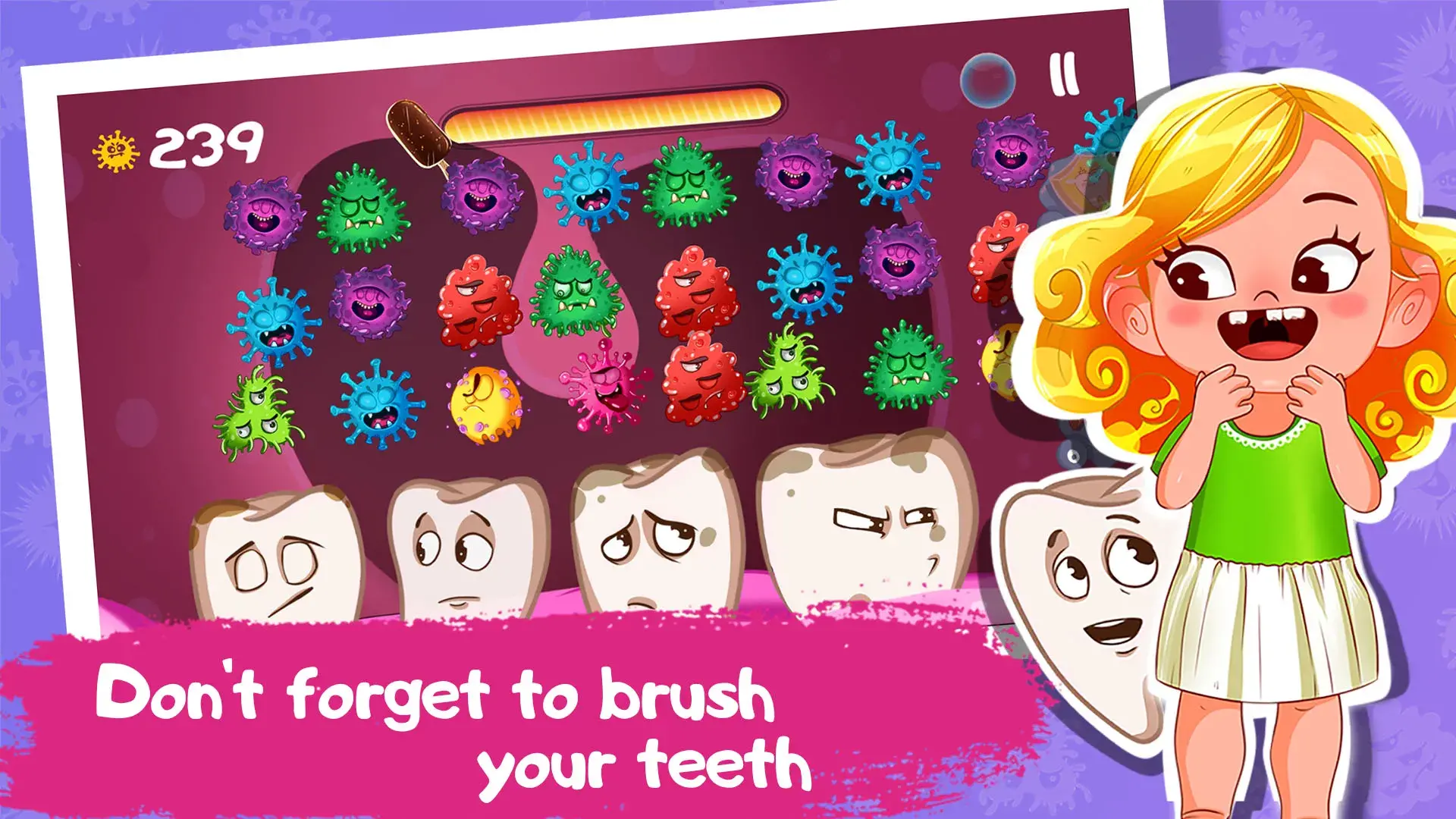 Teeth care : dentist games slide 5